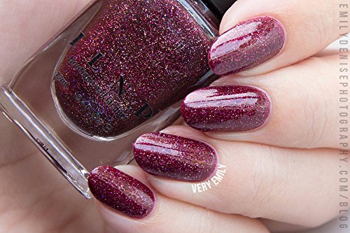 ILNP Diablo - Vampy Oxblood Holographic Nail Polish