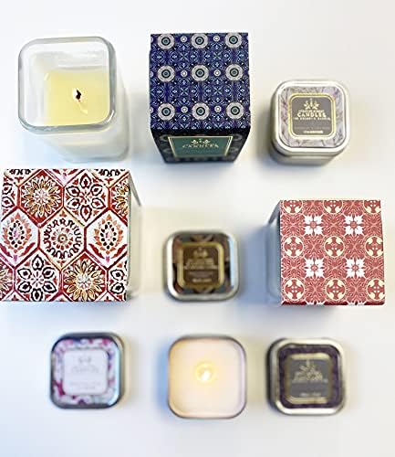 Lotion Candle - Hannah Lily Rose & Grapefruit Scented Massage Candles for Self Care, Soy Wax Candle with Essential Oil Blends, Coconut Oil, and Vitamin E, 55 Hour Burn Time