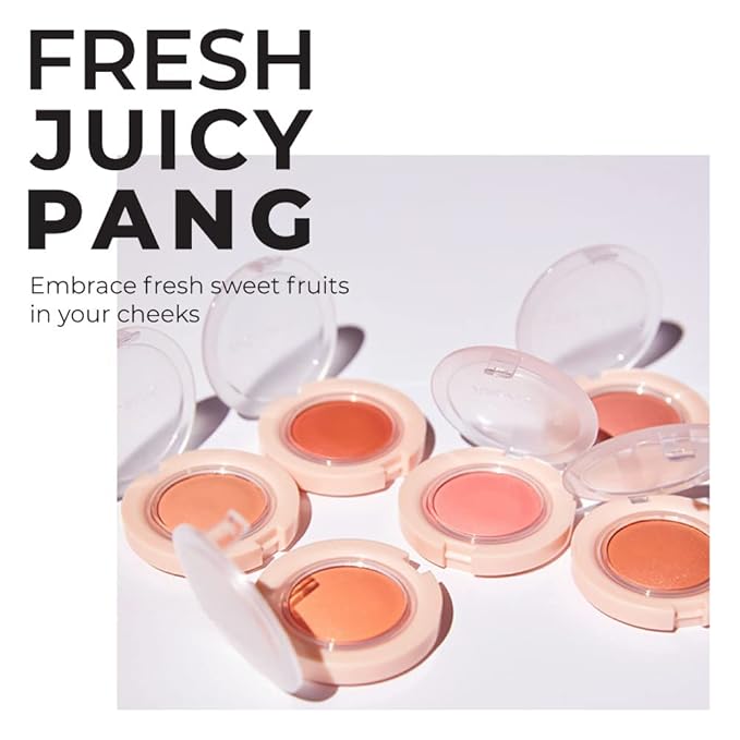 A'PIEU Juicy-Pang Jelly Blusher [VL01] – Soft Touch Blush for Cheek with Combined Cream & Powder Texture for Natural Dewy-Finish, No Fall-Out. 0.17 oz