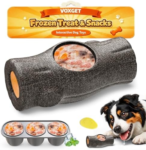 Dog Toys for Aggressive Chewers, Frozen Treat Holder Interactive Chew Toy