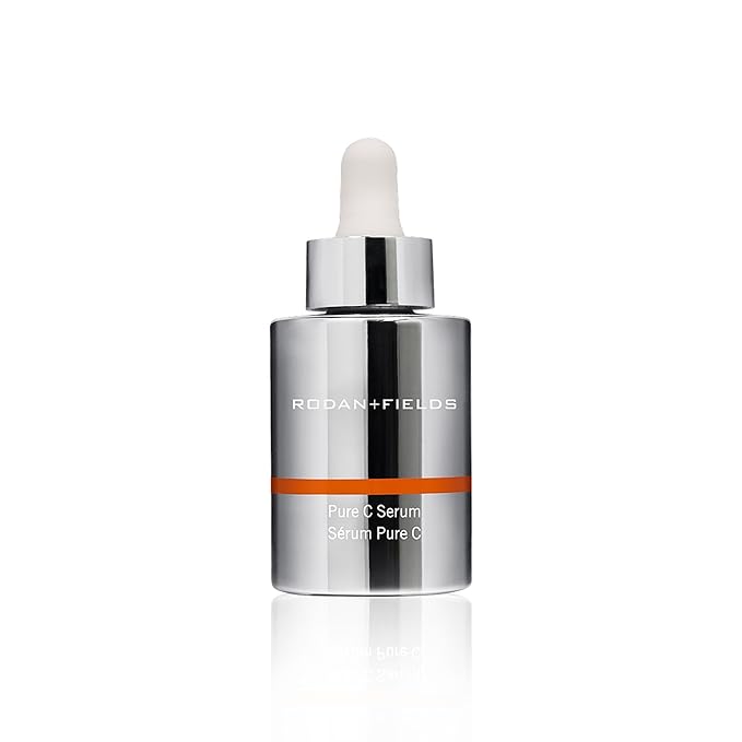 Rodan + Fields Pure C Serum | 10% Ascorbic Acid Vitamin C Formula for Refined-Looking Skin | Antioxidant Support for Daily Skincare | Water-Free Formula | Non-Comedogenic Facial Serum
