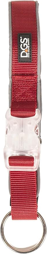 Dog Gone Smart Pet Products Super Bright LED All Day & Night Wear Safety Comet Collar Dogs, Adjustable Breathable Strong Nylon, Puppies, Large, Medium, Small