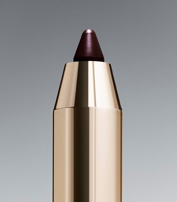 MAKE Beauty Continuum Lip Liner – Long Lasting Creamy Liner with Velvet Matte Finish – Includes Built-In Sharpener and Blending Brush – Highly Pigmented Dark Brown Lip Color – Shade, Quantum