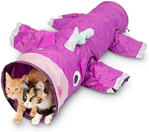 Pet Craft Supply Magic Mewnicorn Multi Cat Tunnel Toy