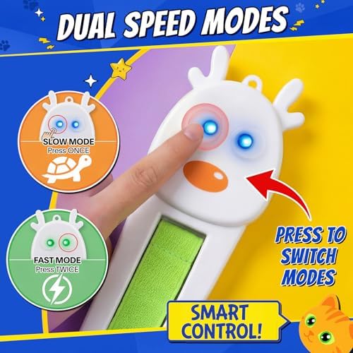 Interactive Cat Toy for Indoor Cats, Automatic Motorized String Toy