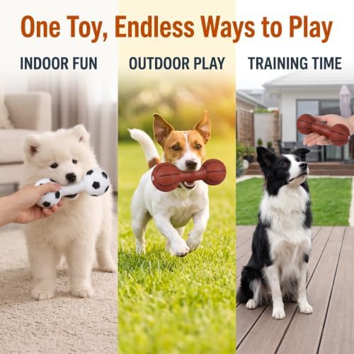 POPETPOP Puppy Toys 4 Pack Squeaky Dog Chew Toys Tiny Sneakers