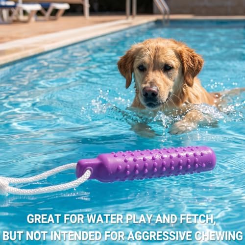 Dog Water Toys, 2 Pack Floating Bumper Fetch Toy Dummy