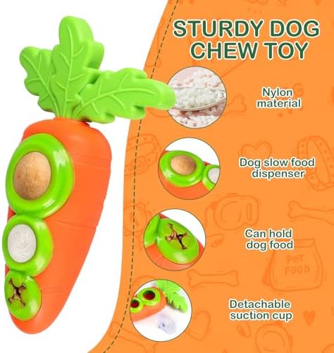 Star&Mi Frozen Dog Treat Holder with Suction Cup, Interactive Dog Toys, Dog Puzzle Toy & Dog Enrichment Toys, Dog Lick Bowl & Dog Licking Toy for Slow Feeding, Frozen Dog Treat Toy