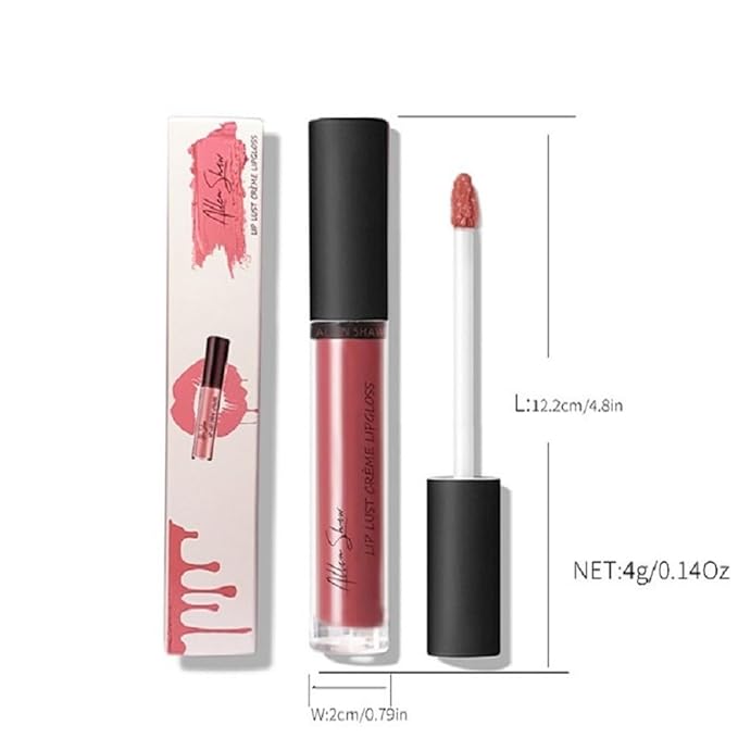 Allen shaw12 colors Shiny Non-stick Cup Lasting Lip Gloss (1, 30g)