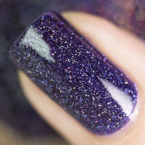 ILNP Lulu - Deep Grape Holographic Nail Polish