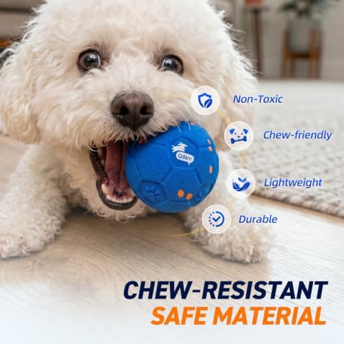 QDAN Interactive Dog Toys, Automatic Moving Dog Balls with 3 Modes, 2.7Inch