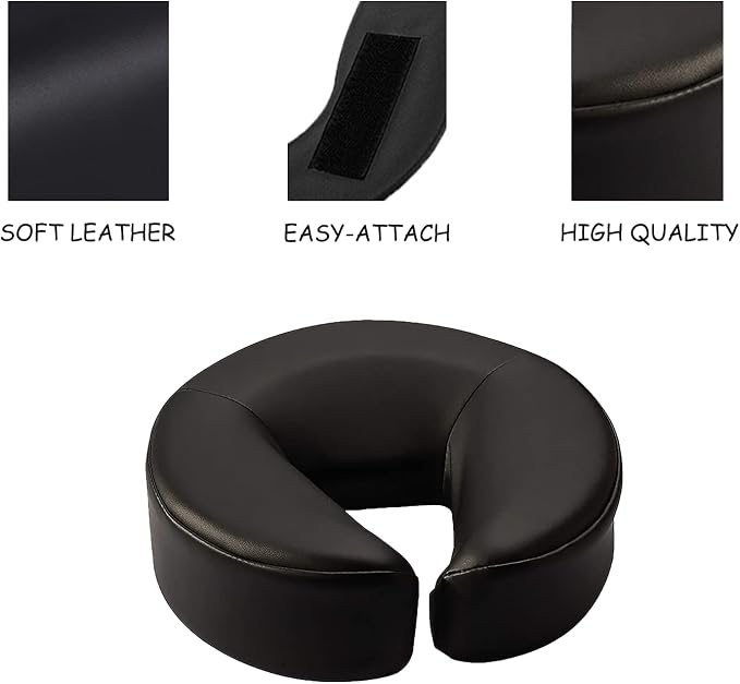 Massage Table Massage Bed Headrest Replacement Adjustable Massage U-Shaped Pillow for Beauty Bed Universal with Elastic Memory Foam Face Pillow Set Accessories Massage Equipment