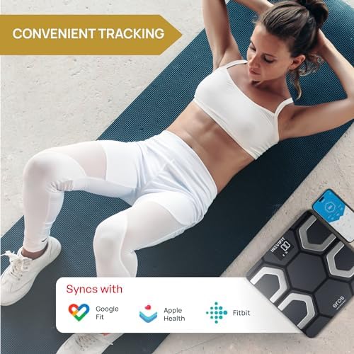 INEVIFIT Hydration & Weight Management Bundle, Bluetooth Eros Smart Body Fat Scale & 3-in-1 Sports Water Bottle for Health & Fitness