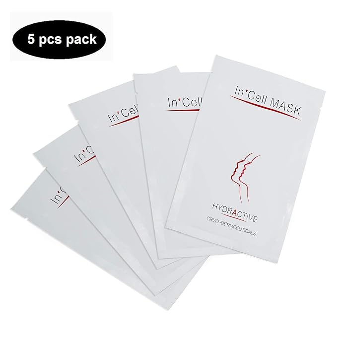Koi Beauty Post Microneedling Soothing Mask - Cooling & Deep Hydration Sheet Mask for Face Redness Relief after Derma Roller Stamp or Microneedle Pen Treatment, Calming Skin Care - 5 Packs