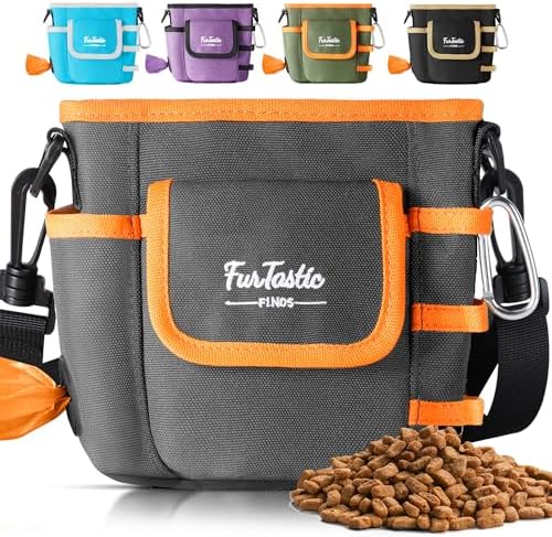 Dog Treat Pouch with Magnetic Closure for Pet Training