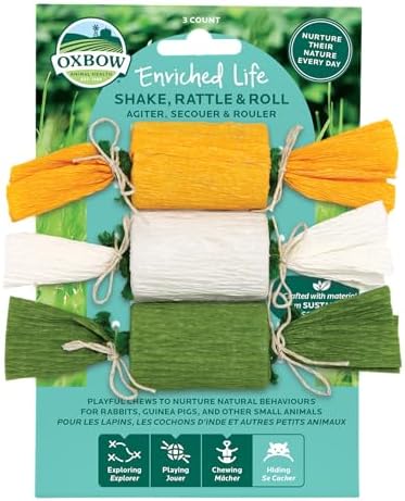 Oxbow Enriched Life Shake, Rattle and Roll - Small animal enrichment toy
