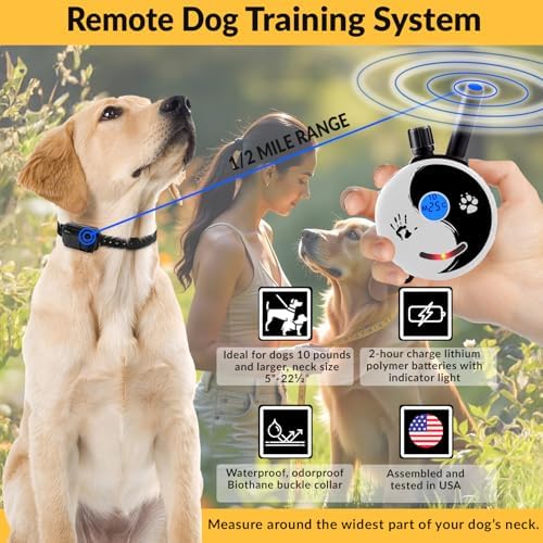 E-Collar Educator ZEN-302 Dog Training Collar with Remote, 2 Dogs