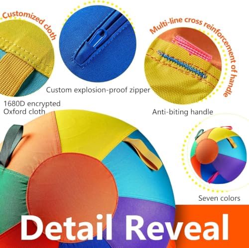 Herding Ball for Dogs, 22.5" XL Outdoor Exercise Toy for Medium Large Dogs
