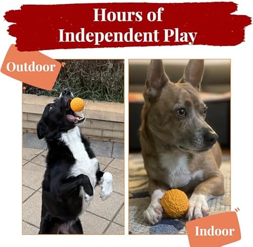 DesiPups Mithai Ladoo Ball Toy | Textured Material to Keep Dogs Engaged | Ideal for Small and Medium Dogs | Designed to Play Indoors or Outdoors | Easy to Clean Indian Desi Play Treat