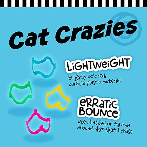Petmate Interactive Cat Toys - Cat Crazies Multi Pack, 4 Count (Pack of 2)