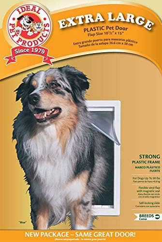 Ideal Pet Products Original Pet Door with Telescoping Frame, Extra-Large, 10.5" x 15" Flap Size