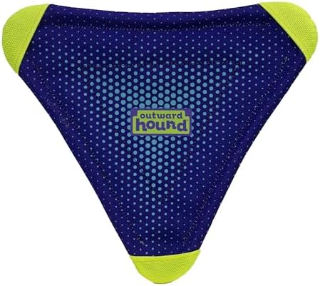 Outward Hound FlyFetch Flyer Dog Toy, Lightweight, Floats in Water, All Breeds, 10" x 11.2"