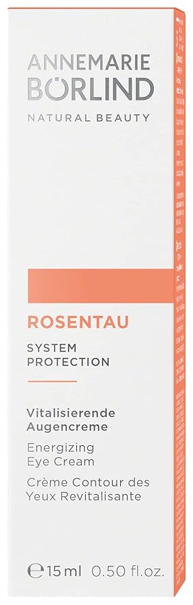 ANNEMARIE BÖRLIND – ROSE DEW Energizing Eye Cream – Regenerating and Rehydrating, with Alpenrose extract and Himalayan cherry oil, vegan, 0.50 Fl. Oz.