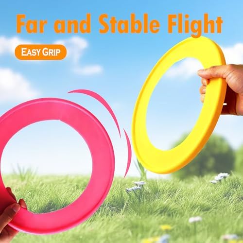 Dog Flying Disc, 4 Pack Dog Toy Gift Set for Medium & Large Dogs
