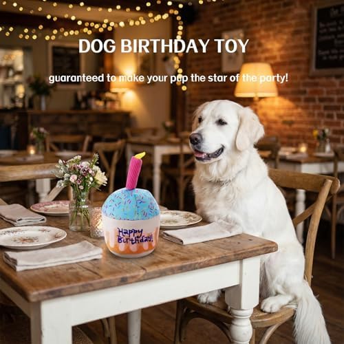 Birthday Cake Squeak Toys, 1 Pcs