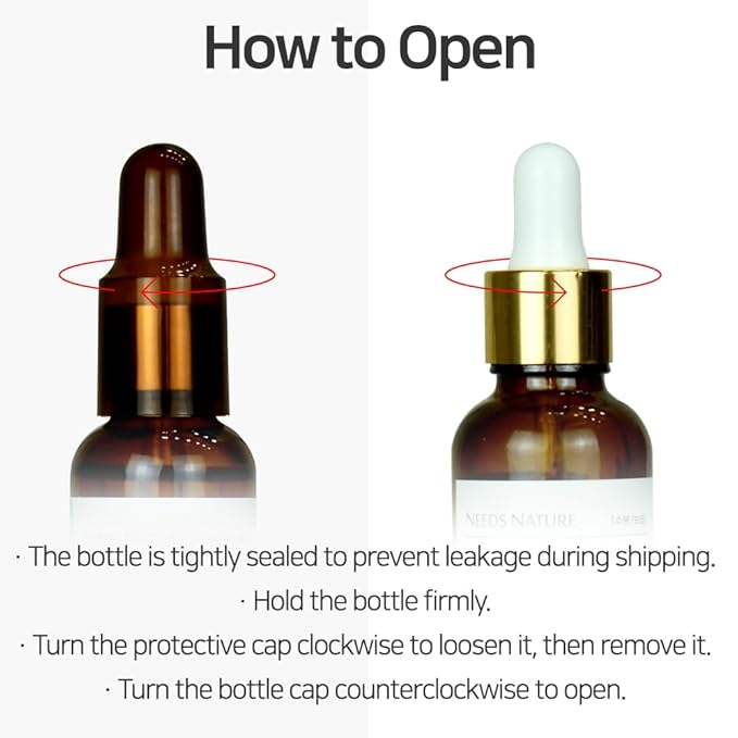 NEEDS NATURE DIY Serum Korean Skincare for Dry, Sensitive Skin (20ml, Beta-Glucan)