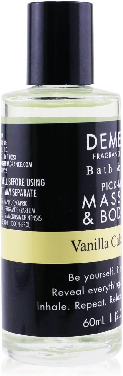 Demeter Vanilla Cake Batter Massage & Body Oil 60ml/2oz