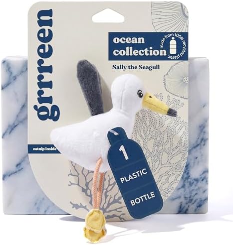 Premium Plush Cat Toy - Seagull Cat Toy, Eco Friendly, Catnip