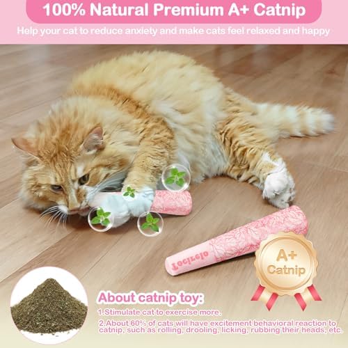 Tocirelo Catnip Toys for Cats, 100% Pure 45000mg Organic Natural Catnip