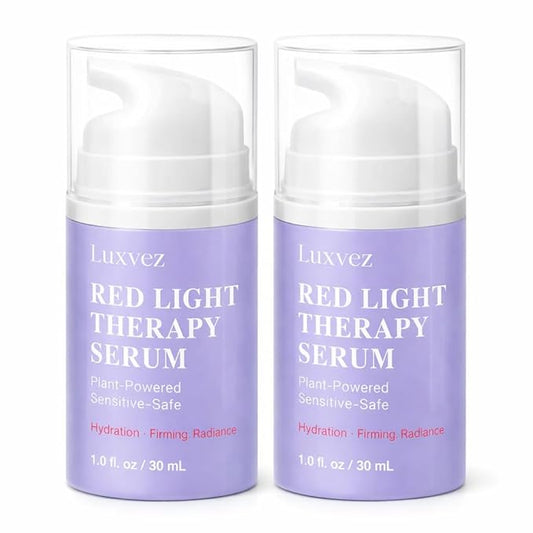 LED Red Light Skincare Activation Serum for Face, Hydrating Gel Serum for Smooth Device Glide & Comfort, Helps Skin Look Radiant and Refined, 2 Pack (2 x 1 fl oz / 30 mL)