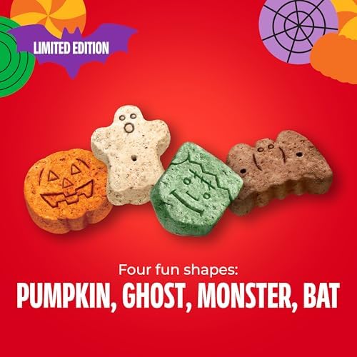 Milk-Bone Spooky Biscuits, Halloween Dog Treats, 24 Oz. Pail