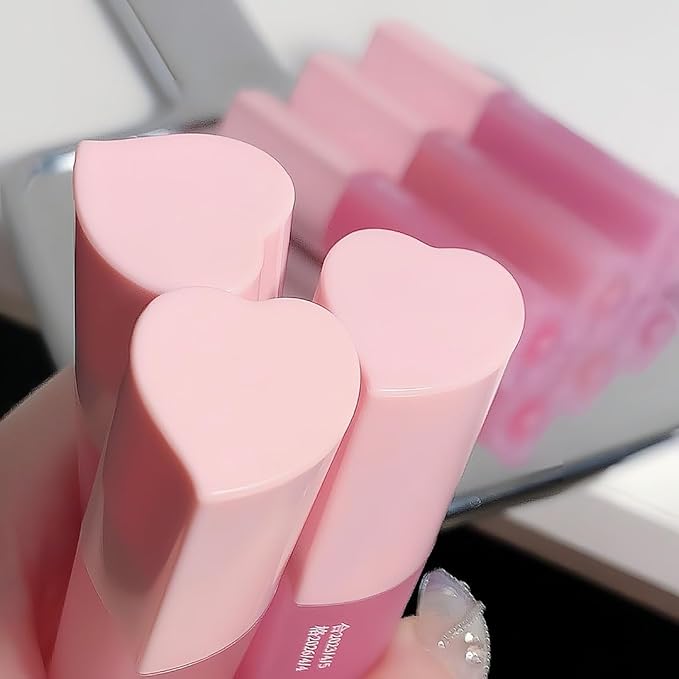 Petansy Hydrating Lip Gloss, 4 Colors Plumping Lipgloss, Waterproof MoisturizingTinted Lip Balm, Water Mirror Liquid Lipstick, Long-Lasting Bold Stain, Non-Sticky Natural Lip Makeup
