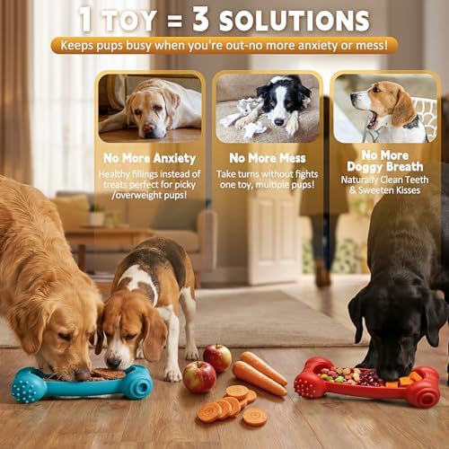 KXK Dog Toys for Aggressive Chewers, Indestructible Dog Chew Toy