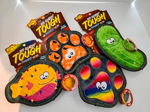 Joyhound Rip Roarin' Tough Dog Toy - Super Squeaker - Aggressive Chewers - Mystery Assortment 1 Piece