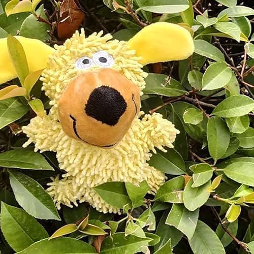 Lettuce Pets Squeaky Dog Plush Toy - Soft, Durable & Interactive Chew Toy for Small, Medium, and Large Dogs, Perfect for Playtime and Training (Blue)
