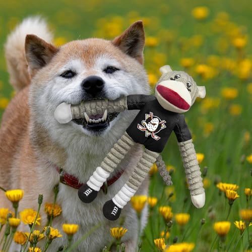 Littlearth NHL Team Sock Monkey Pet Toy - Officially Licensed Teams
