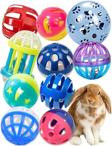 10 Pack Rabbit Toys for Bunnies - Safe, Fun and Long-Lasting Toys