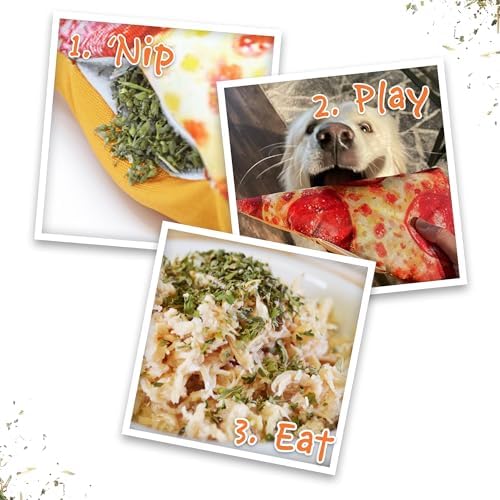 Doggijuana Supreme Pizza & Juananip Bundle | Squeaky Refillable Plush Toy