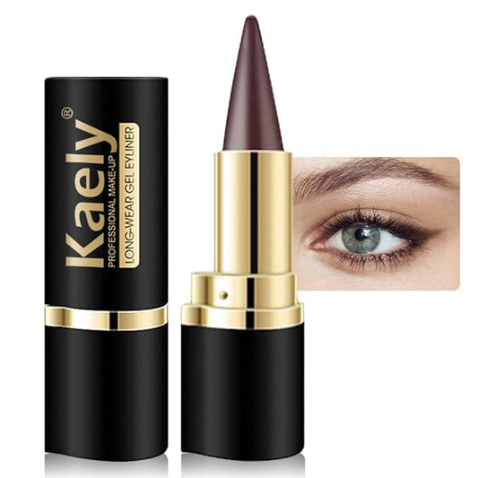AMY'S DIARY Brown Gel Eyeliner Pencil,Waterproof Smudge Proof Eye Liner Pen,Cat Eye Goth Halloween Makeup,Eye Face Paint Lipstick Crayon,Color Colorful Eyeliner Eyeshadow Stick (brown)