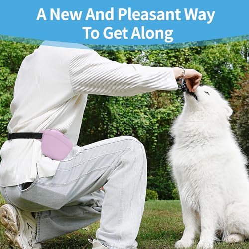 AUDWUD Magnetic Dog Treat Pouch with Adjustable Belt for All Waist Sizes