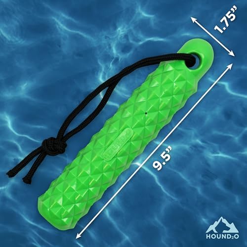 Rope Bumper Dog Toy - Floating Retriever Toy - Green Dog Bumper