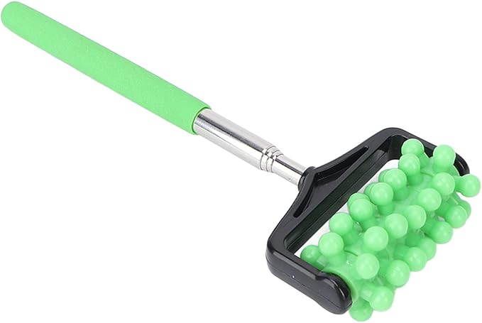 Massage Stick, Yoga Massage Stick for Men and Women Granular Body Massage Tool Telescopic Roller Massage Stick Home Neck Leg Back Body Massage Stick(Green)