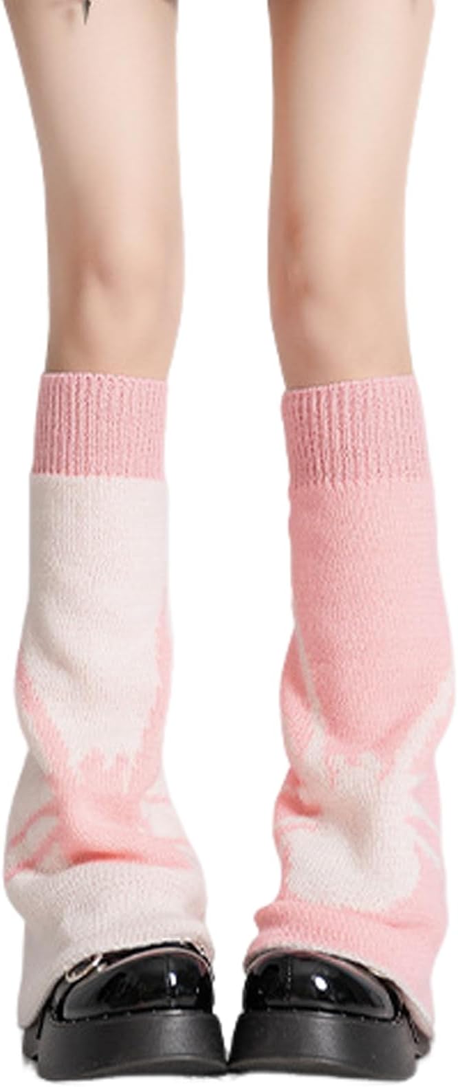 Sexybody Women's Leg Warmers Fashion Knit Warmers Long Socks Cute Y2K Kawaii Japanese Lolita Harajuku Accessories for Girls