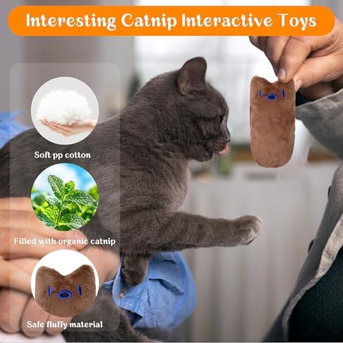Seyezo Cat Toys for Indoor Cats, Multi Color, 5 Pack