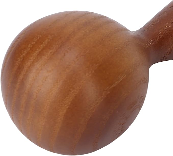 Wooden Handheld Massage, Portable Essential Oil Massage Hammer Teakwood Beauty Massage Hammer Wood Therapy Massage Tool Psoas Muscle Release Tool Wood Therapy Massage Tools Kit for Skin Care