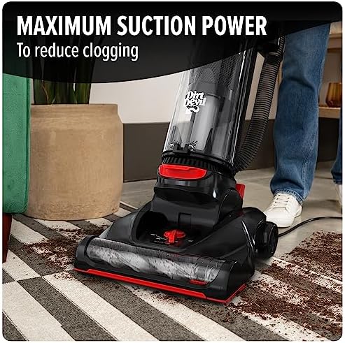 Dirt Devil Multi-Surface Total Pet+ Upright Bagless Vacuum Cleaner | Ideal for Carpet and Hard Floor, Includes Pet Tool Kit, Powerful, Lightweight, Corded Vacuum Cleaners for Home Use